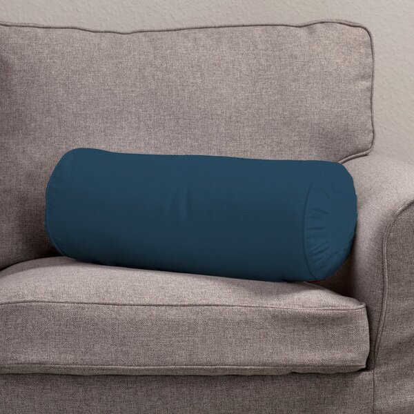 Bolster cushion with pleats