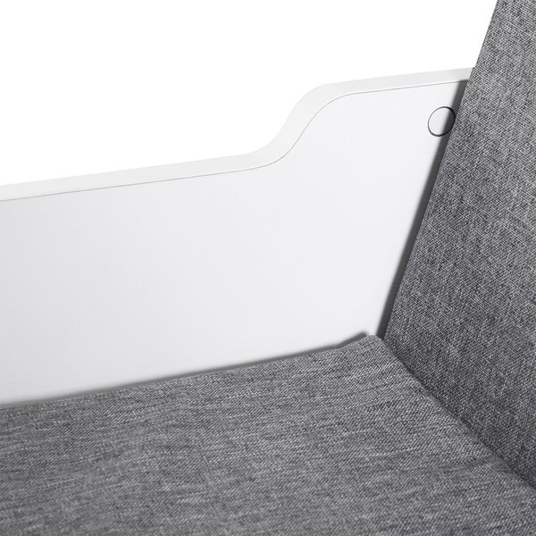 HOMCOM Cosy Reading Nook: Cushioned Bookcase Seat, Storage Sideboard for Kids' Bedrooms & Lounges, Pristine White Aosom UK