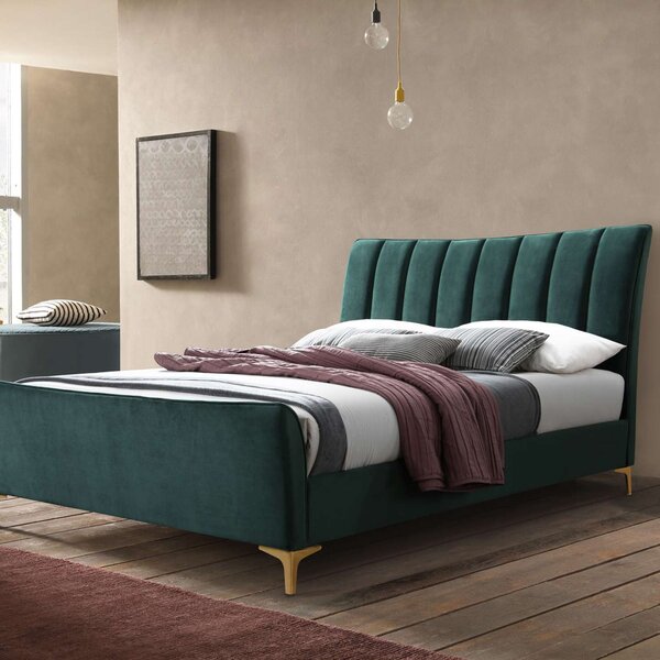 Birlea Clover Bed, Fabric Green