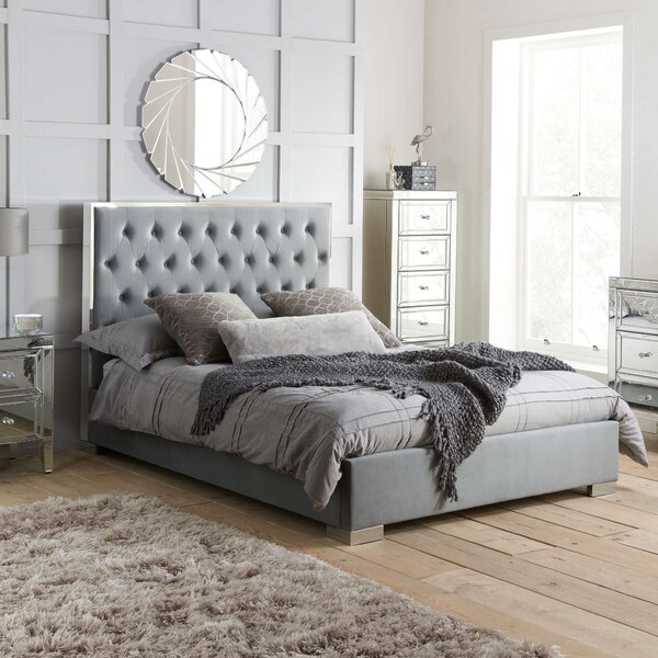 Birlea Chelsea Bed, Fabric Grey