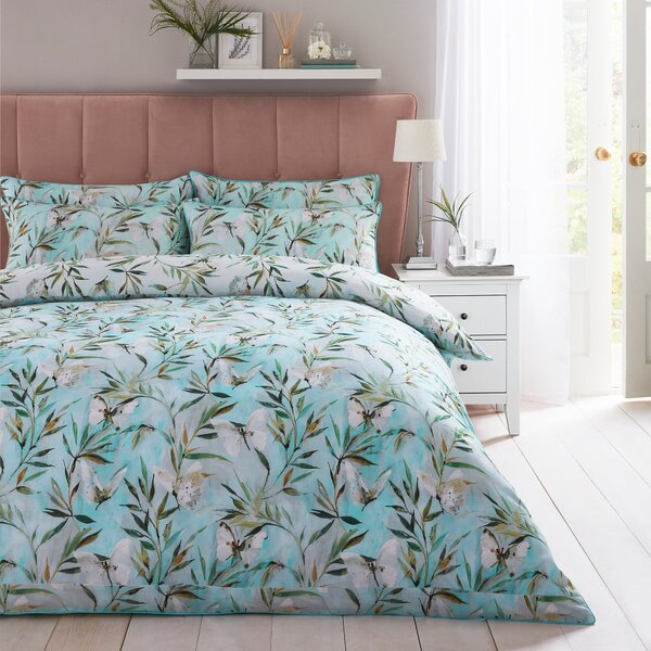 Dorma Nature Garden 100% Cotton Duvet Cover and Pillowcase Set