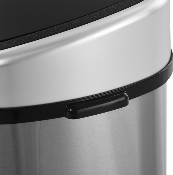 HOMCOM Sensor Bin, Stainless Steel, 58L