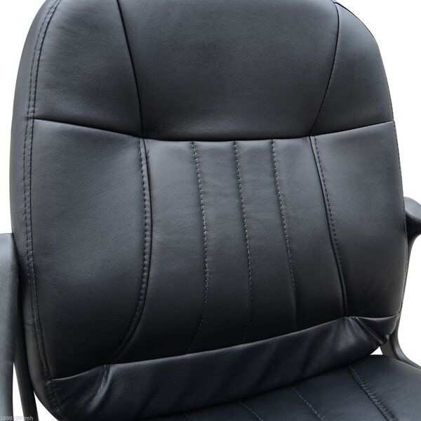 HOMCOM Swivel Executive Office Chair, PU Leather Computer Desk Chair, Gaming Seater, Home Office Chair, Ergonomic Design, Black Aosom UK