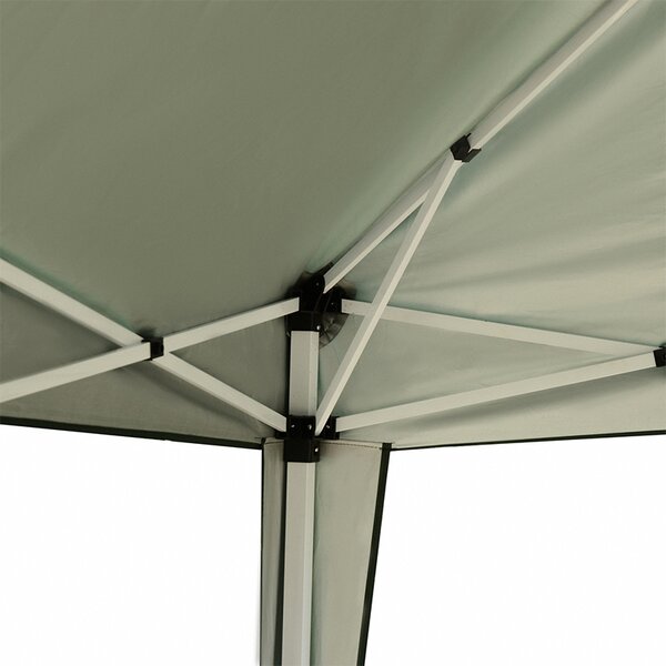 Outsunny 3 x 3m Waterproof Gazebo, Portable Gazebo Heavy Duty Garden Marquee with Folding Design for Parties and Weddings, Green Aosom UK