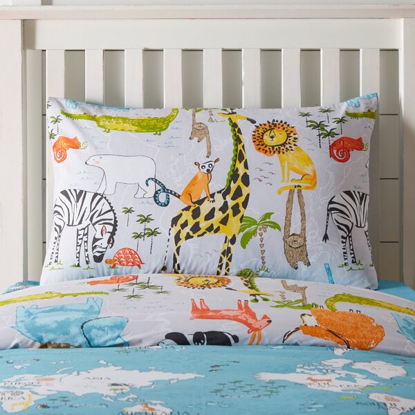 My World Reversible Duvet Cover and Pillowcase Set