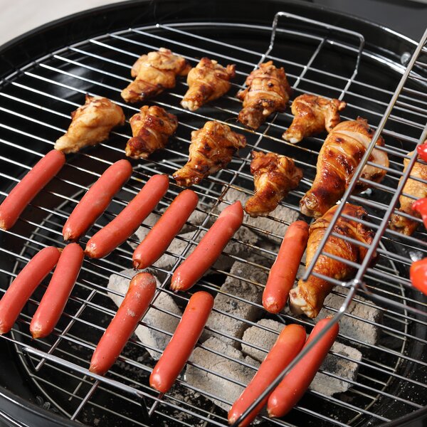 Outsunny Charcoal Grill Trolley Barbecue Grill W/ Wheels Aosom UK