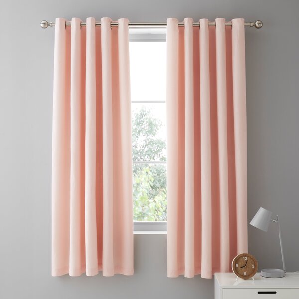 Mini Waffle Thermal Blackout Eyelet Curtains