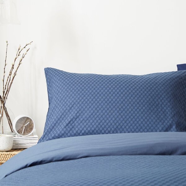 Aubrey 100% Cotton Duvet Cover and Pillowcase Set