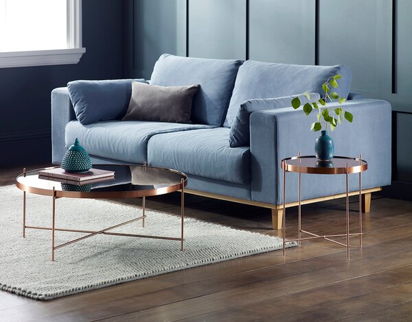 Oakland Circular Coffee Table, Copper