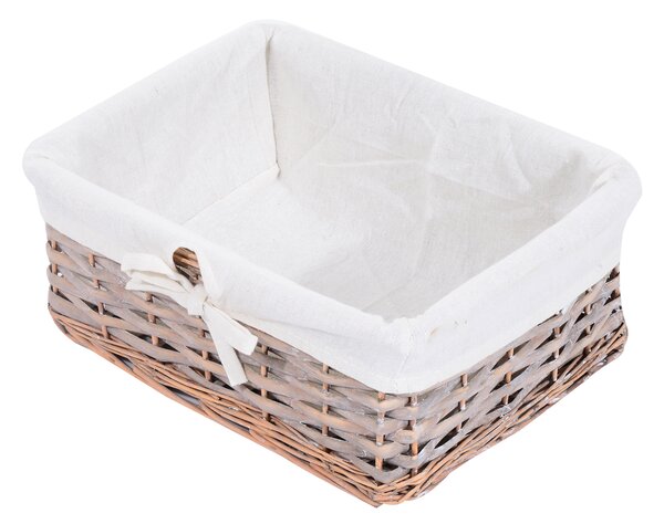 HOMCOM Wicker Basket Dresser, 5 Drawer Storage Shelf Unit with Wooden Frame for Home Organisation, Natural Finish Aosom UK
