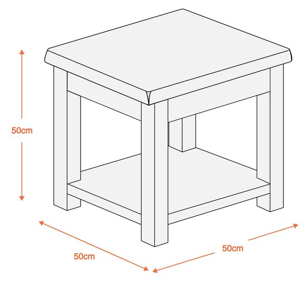 Aylesbury Side Table, Oak