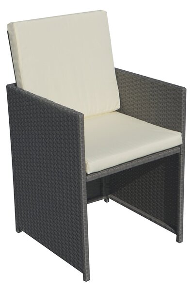 Cannes 8 Seater Grey Cube Set