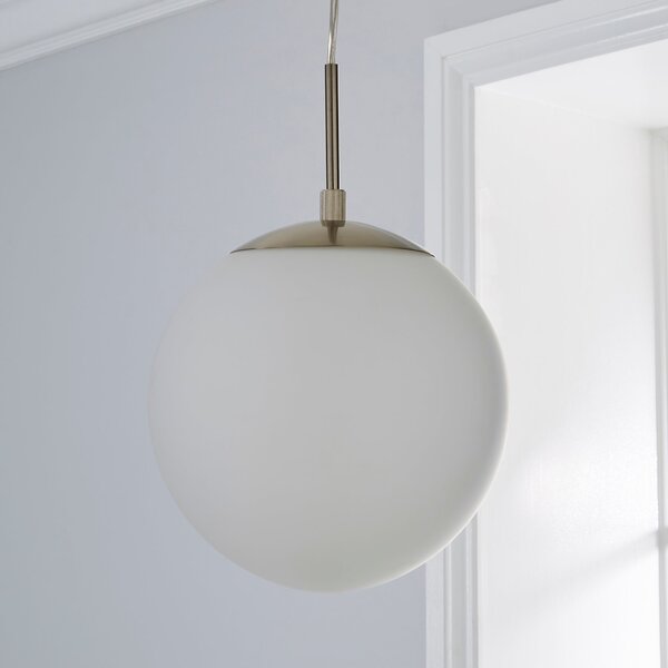 Hamptworth Dome Frosted Glass Pendant Light