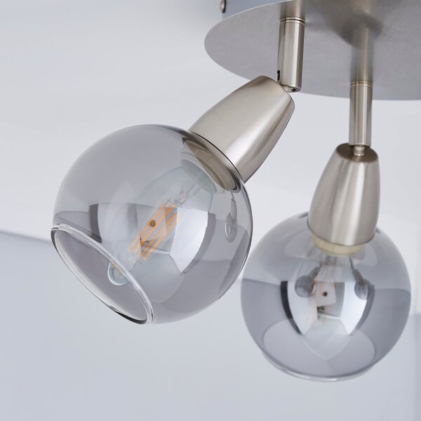 Tia 3 Light Semi Flush Spotlight