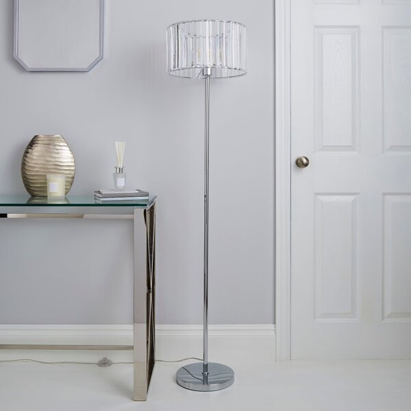 Prism Chrome Floor Lamp