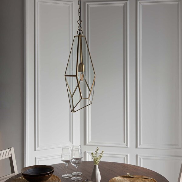 Vogue Avery Abstract Glass Pendant Light