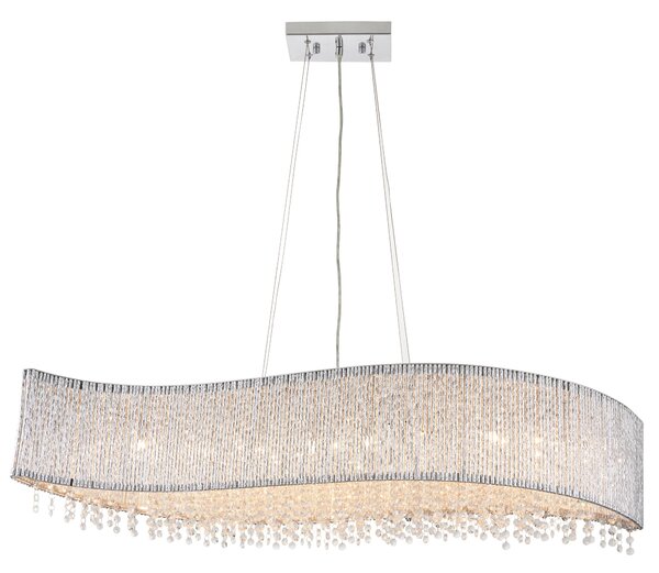 Vogue Galina 8 Light Crystal Ceiling Light