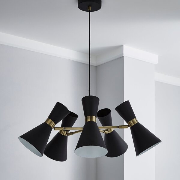 Archie 5 Light Semi Flush Ceiling Light