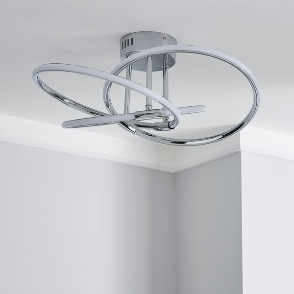 Rhona LED Semi Flush Ceiling Light