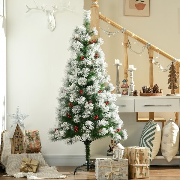 HOMCOM Christmas Tree, 150H cm-Green Aosom UK
