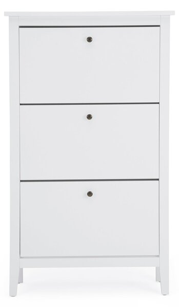 Lynton Compact Hallway Shoe Storage Cabinet, White