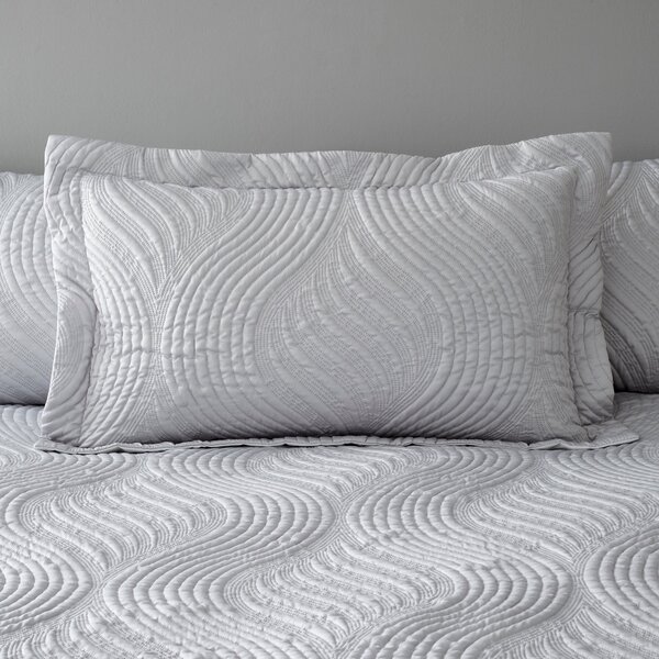 Romilly Wave Luxe Pinsonic Duvet Cover & Pillowcase Set