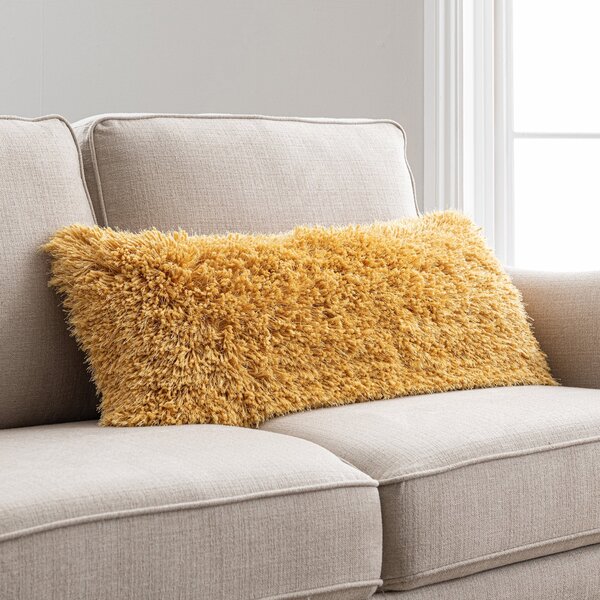 Brooke Texture Rectangle Cushion Yellow