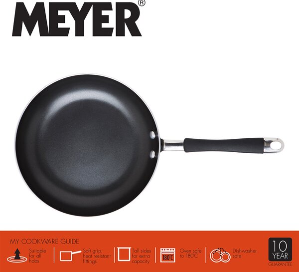 Meyer Non-Stick Induction Aluminium 2 Piece Frying Pan Set