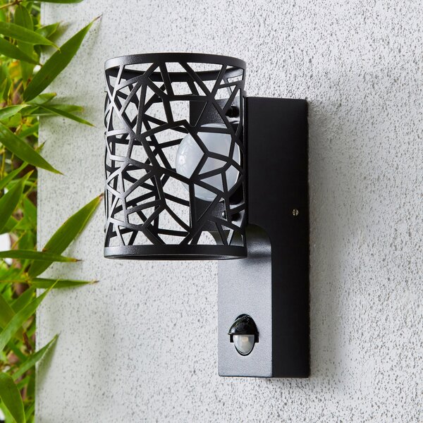 Pandora Black Outdoor Wall Light