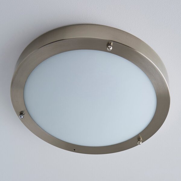 Pluto Bathroom Flush Ceiling Light