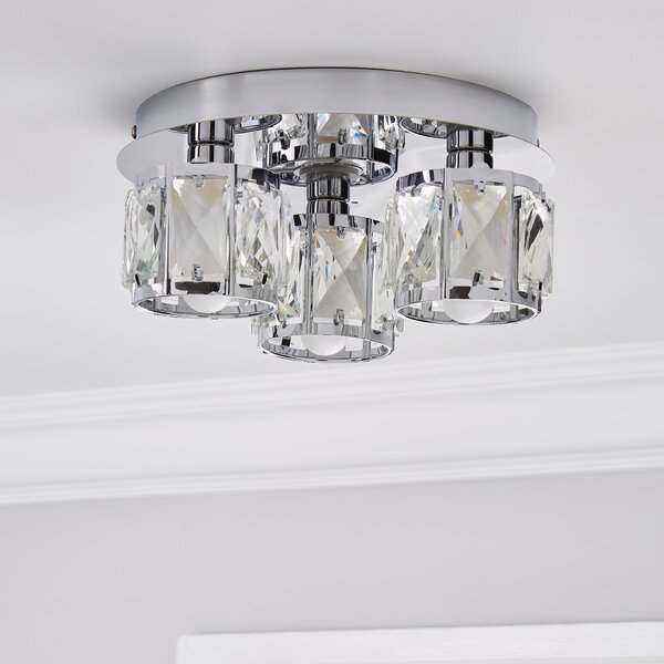 Kylie Bathroom 3 Light Flush Ceiling Light