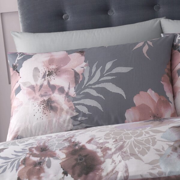 Catherine Lansfield Dramatic Floral Duvet Cover & Pillowcase Set