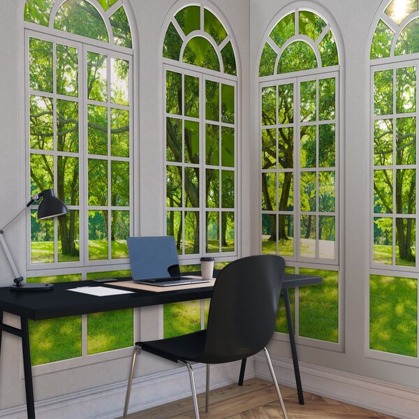 Arch Windows Wall Mural