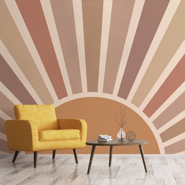 Sunburst Wall Mural