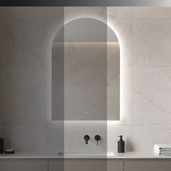 Mirror LED 90x60cm TOP-1