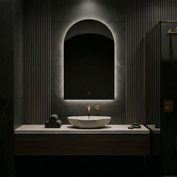 Mirror LED 90x60cm TOP-1