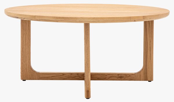 Whittle Round Coffee Table in Natural