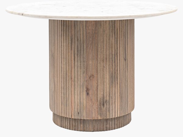 Flute Round Dining Table