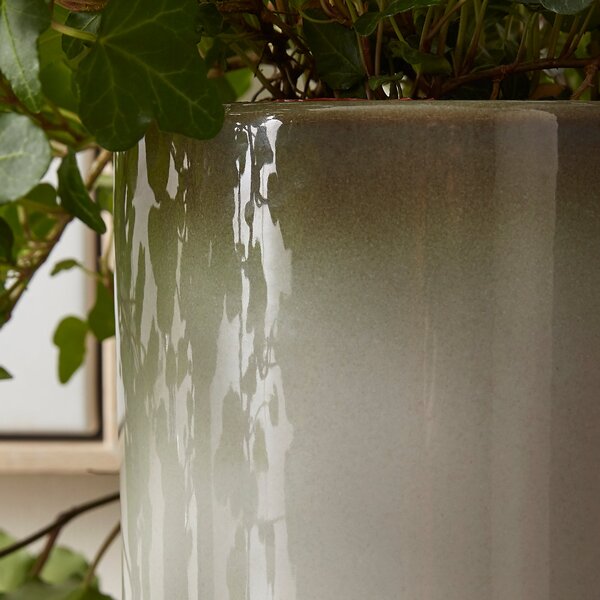 Reactive Glaze Ceramic Plant Pot