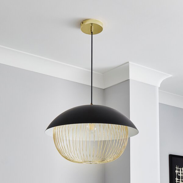 Emzo Black Pendant Light