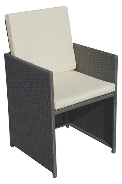 Cannes Grey 10 Seater Cube Set