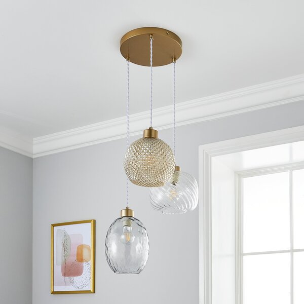 Elodie 3 Light Cluster Ceiling Light