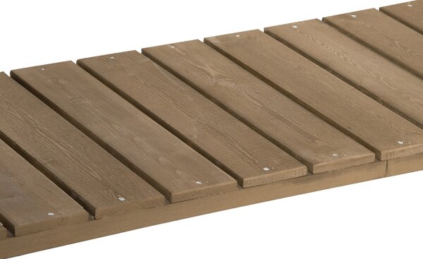 Outsunny Raised Flower Beds Garden Wooden Beds, with 8 Inner Cubes, Bottom Shelf & Drainage Holes, 110x46x76cm, Brown Aosom UK