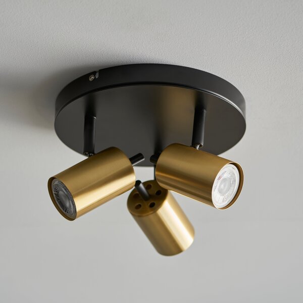 Carter 3 Light Semi Flush Spotlight