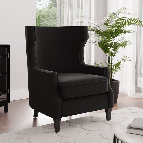 Alexi Velvet Chair Black