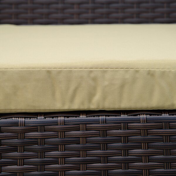 Outsunny Waterproof Rattan Patio Ensemble: 3-Piece Bistro Set with Sofa, Coffee Table & Chairs, Beige Aosom UK