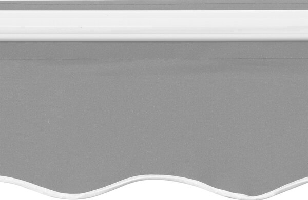 Outsunny Waterproof Window Awning Canopy Garden Outdoor Shelter Patio Sun Shade UV Blocker Aluminium Frame w/ Hand Crank 3 x 2m Aosom UK