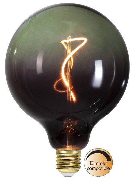 LED globe G125 E27 4 W 2,000 K black/magenta dim