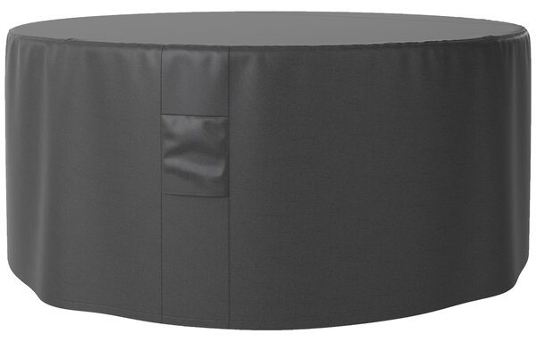 Outsunny Garden Patio Large Furniture Set Round Cover 600D Oxford Waterproof, Ф193 x 80H cm, Black