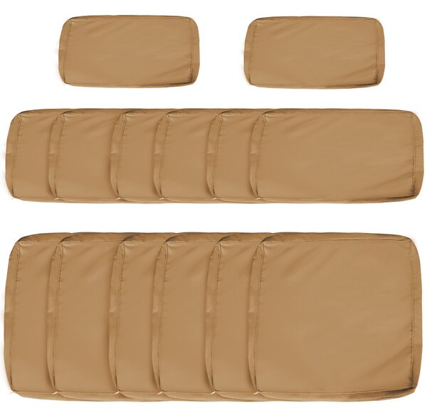 Outsunny 14 Pcs Outdoor Cushion Set - Beige
